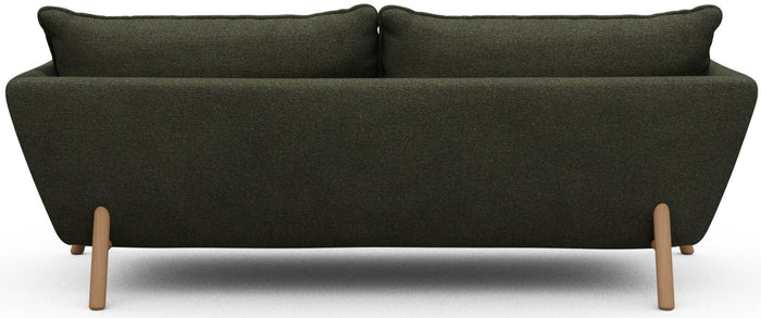 Kragelund Hasle 3-zits Bank Bosgroen Bouclé | Eiken