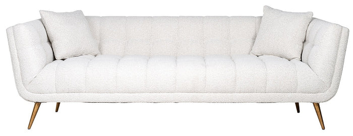 Richmond Interiors Huxley Bankstel Wit Bouclé