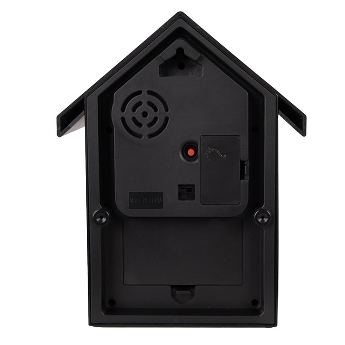 Clayre & Eef Koekoeksklok 20x10x26 cm Zwart Kunststof