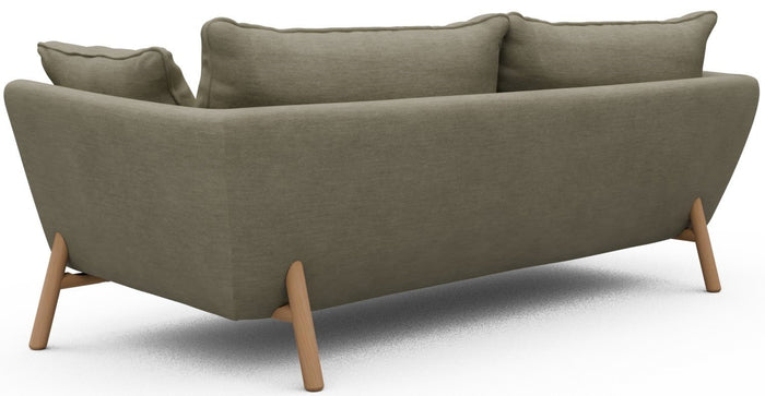 Kragelund Hasle 3-zits Bank Stoffig Zand | Eiken