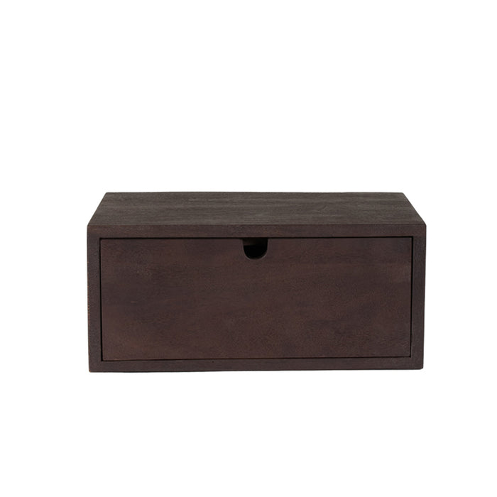 LABEL51 - Wandconsole Hover - Espresso Mangohout