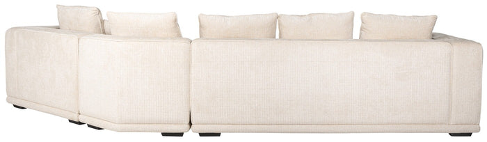Richmond Interiors Lusso Beige Chenille 4-zits Bank