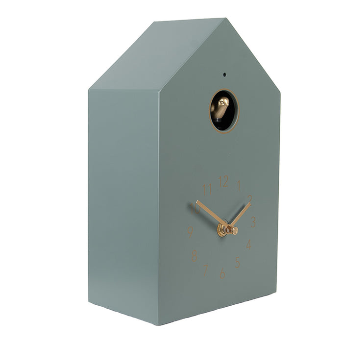 Gabriël Koekoeksklok 16x9x25 cm Groen Kunststof