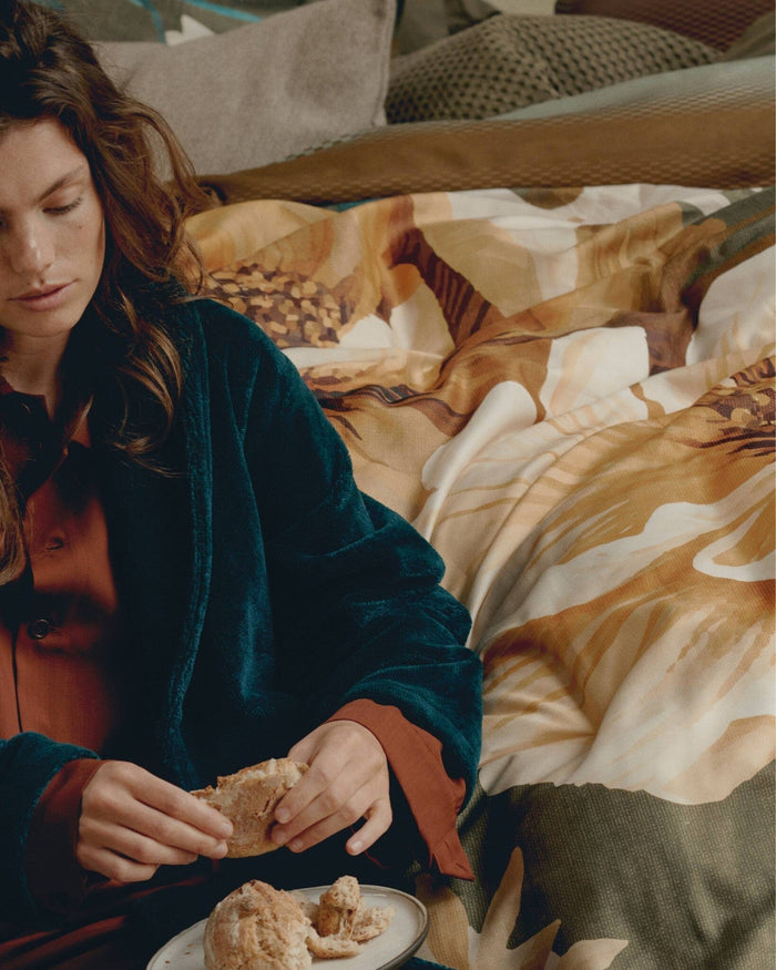 Home Pique Sprei Martini Olive | 160 x 250 cm | Groen | Katoen