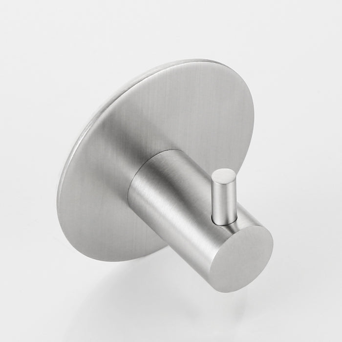 XIVADA Handdoekhaakjes Roma - Zelfklevend - Rvs - Zilver - Set van 2