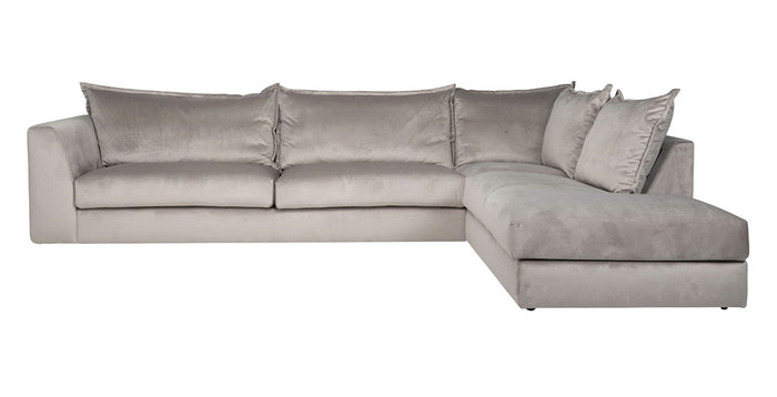 Richmond Interiors Roxanne 3-zits+Ottoman Ban Rechts Khaki