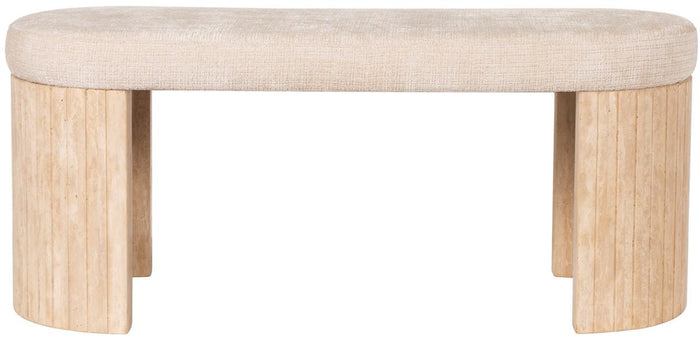 Richmond Interiors Gallice Natural Beige 120 cm Zitbank Travertijn