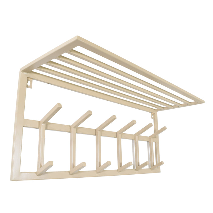 LOFT42 Kapstok Jaimy - Beige – Metaal – 6 dubbele haken - 80x35x30