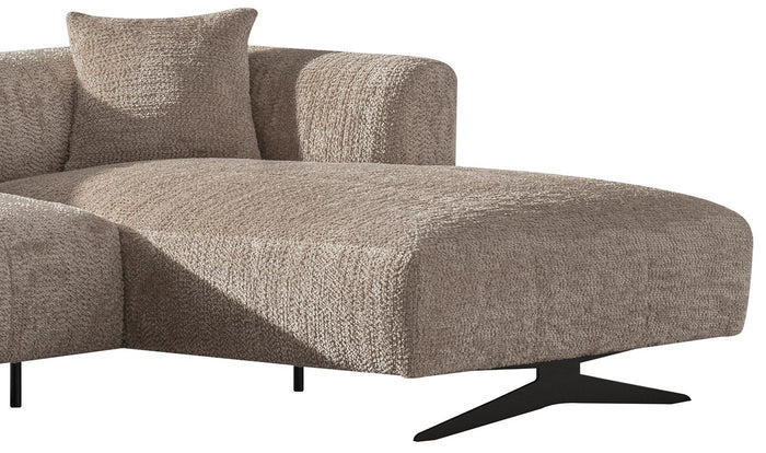 Richmond Interiors Hoxton Lovely Beige 3-zits Hoekbank Rechts