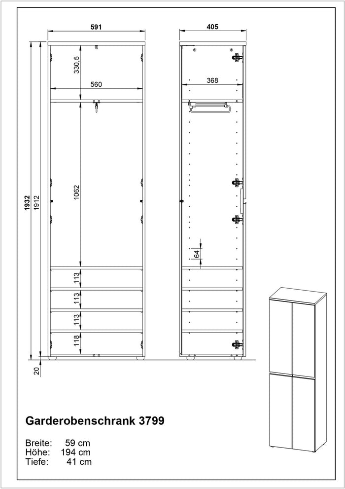 Germania Bastia Steengrijs Halmeubelset Twee