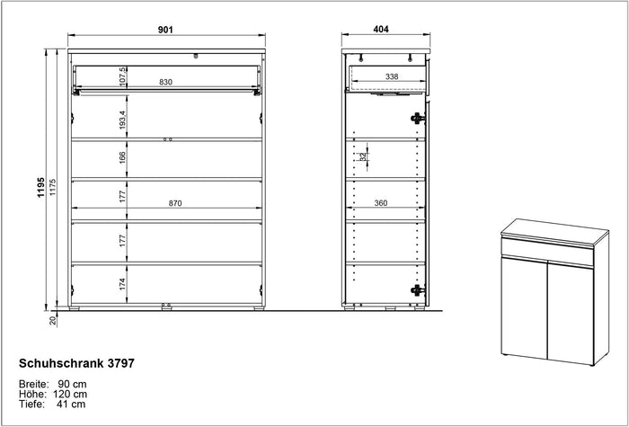 Germania Bastia Steengrijs Halmeubelset Twee