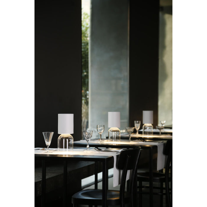 Nui Mini tafellamp LED oplaadbaar wit