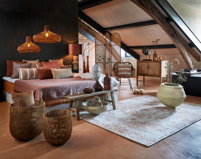 Light & Living - Bank SAFANE - 108x20x36.5cm - Bruin