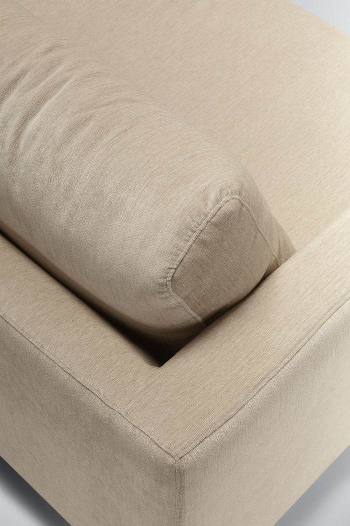 Sits Britt 2.5-Zits Bank + Chaiselongue Natur