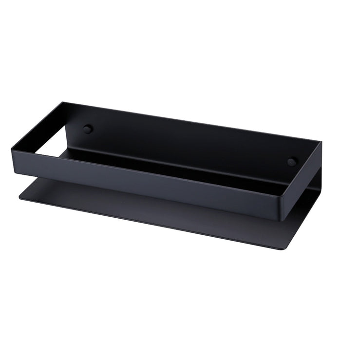 XIVADA Doucherek Teca - Boren - Zelfklevend - Rvs - 30 CM - Zwart