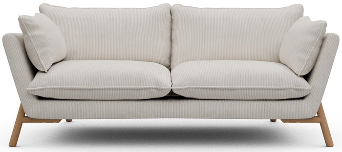 Kragelund Hasle 2-zits Bank Ivory Corduroy | Eiken