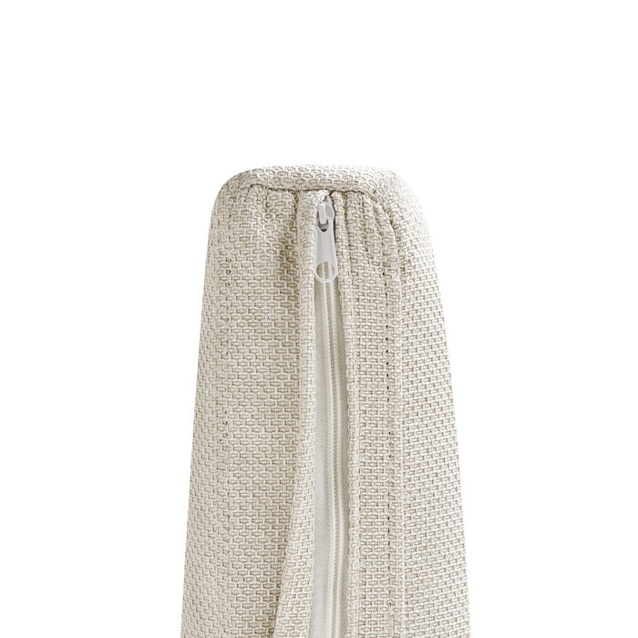 Beliani - EWRON - Chaise longue - Lichtbeige - Rechtszijdig - Stof