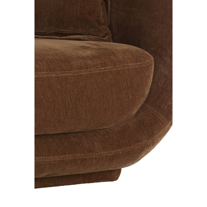 Light & Living - Bank BRAILA - 236x105x80cm -Bruin