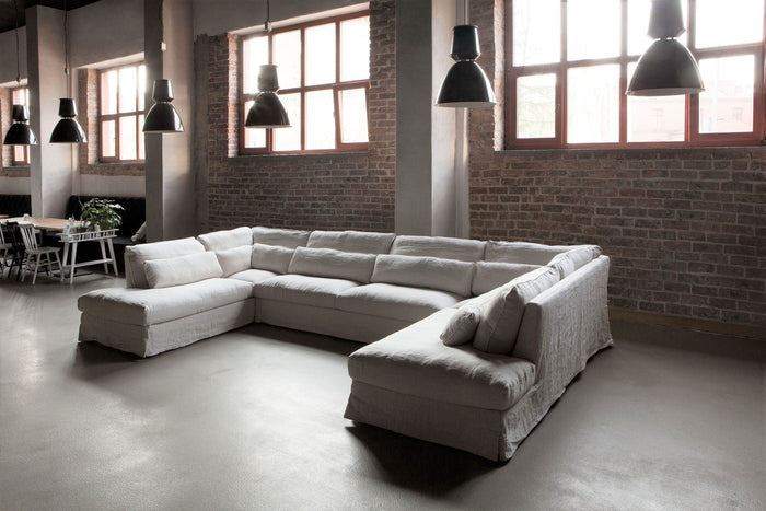 Sits Heaven U-Bank Linen Natural