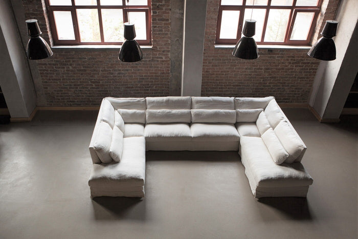 Sits Heaven U-Bank Linen Natural