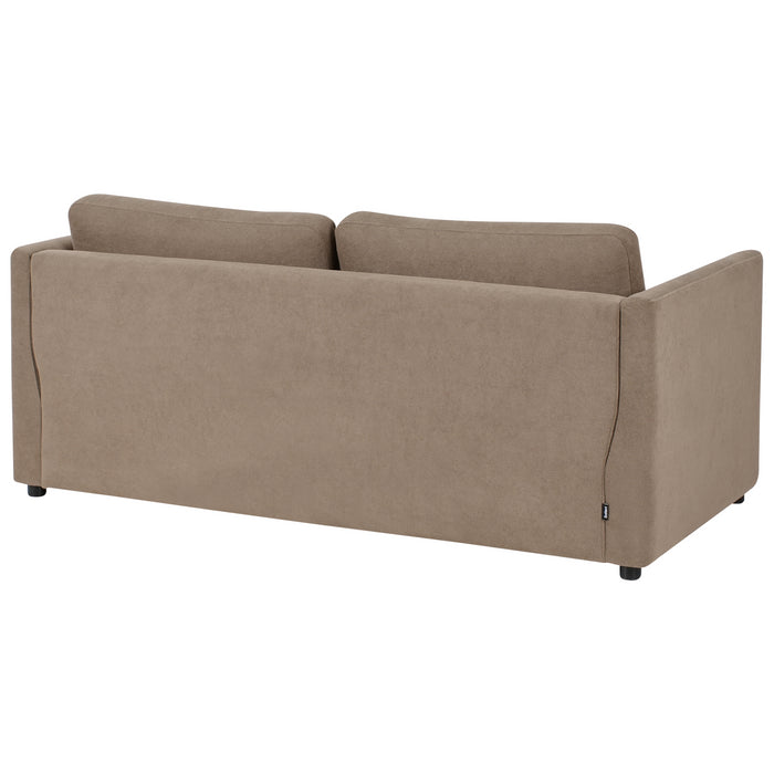 Beliani - INKOO - Slaapbank 2-zits - Bruin - Stof