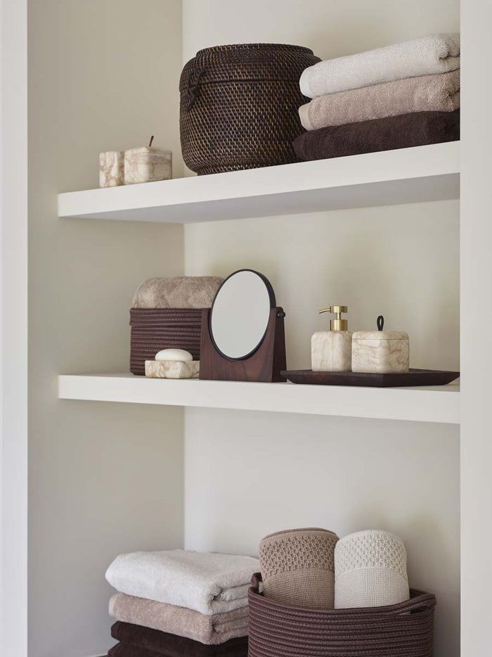 London Gastendoek Almond | Bruin | Katoen