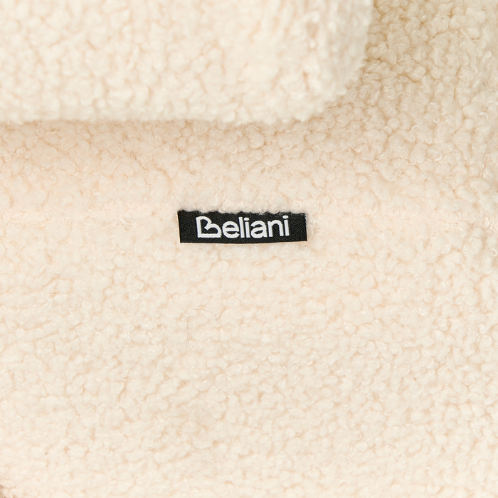 Beliani - TAMRE - Tweezitsbank - Gebroken wit|Donkerbruin - Bouclé