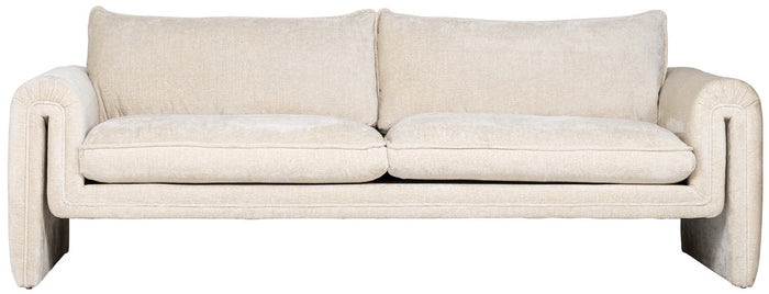 Richmond Interiors Sandro Wit Chenille 3-zits Bank