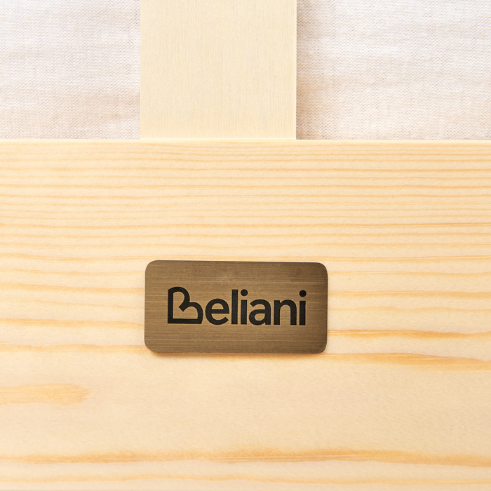 Beliani-OLENDON-Tweepersoonsbed-Lichtbruin-180 x 200 cm-Dennenhout