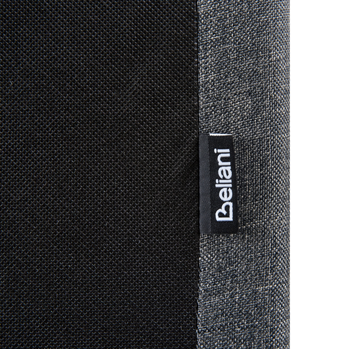 Beliani - ALBI - Tweepersoonsbed - Grijs - 140 x 200 cm - Polyester