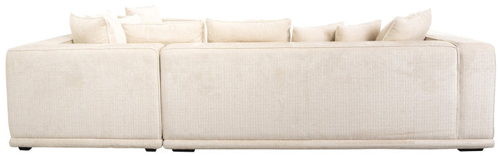 Richmond Interiors Lusso Beige Chenille Hoekbank