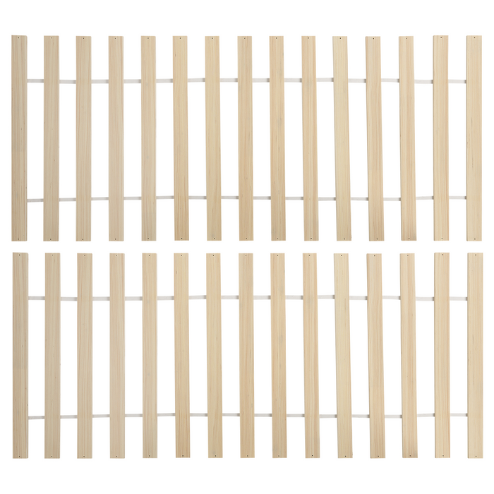 Beliani - OLENDON - Bed met 2 lades - Wit - 160 x 200 cm - Dennenhout