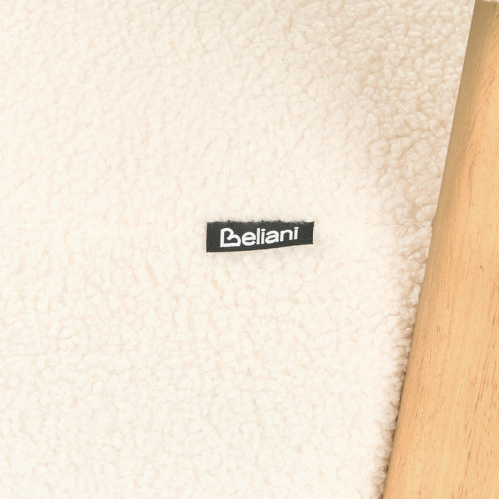 Beliani - ILBRO - Tweezitsbank - Gebroken wit|Lichtbruin - Bouclé