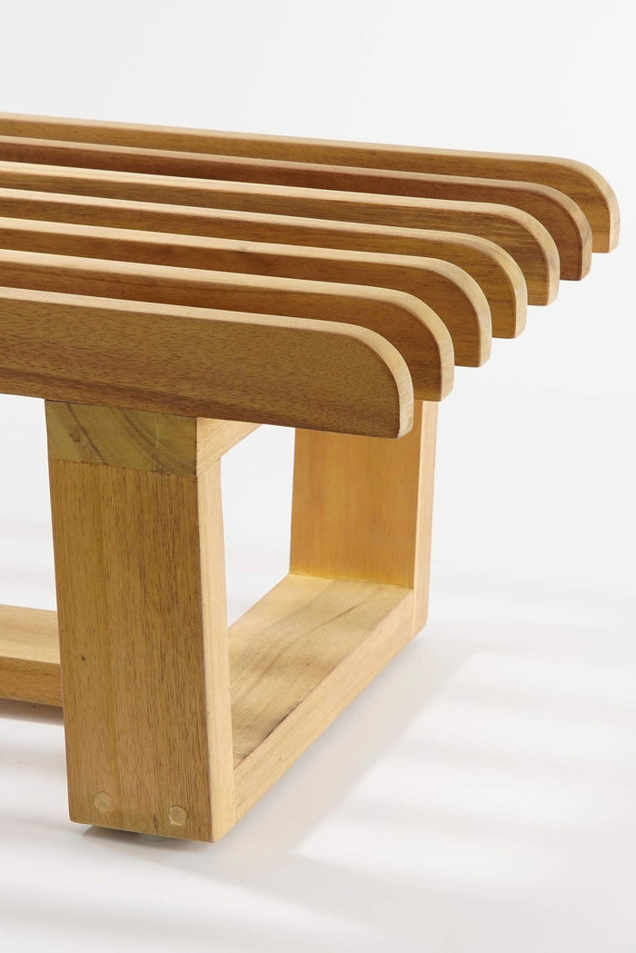 Mica Decorations Bankje Lennox - 140x40x28 cm - Hout - Bruin