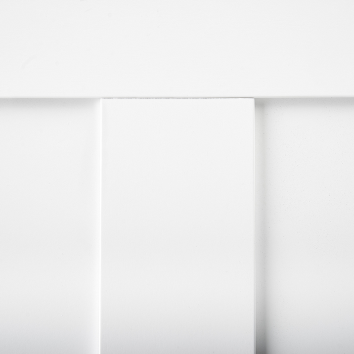 Beliani-CHAMPAGNAT-Tweepersoonsbed-Wit-140 x 200 cm-Rubberhout