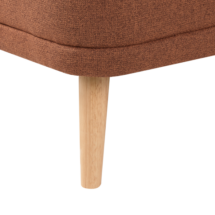 Beliani - TANLAY - Chaise longue - Goudbruin - Polyester