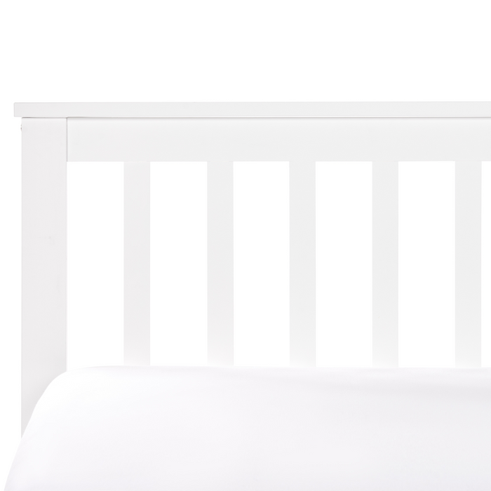 Beliani - OLENDON - Eenpersoonsbed - Wit - 90 x 200 cm - Dennenhout