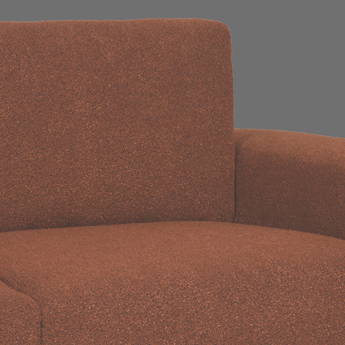 LABEL51 - Bank Ferraro 3-Zits - Rust Boucle - Zwart Metaal