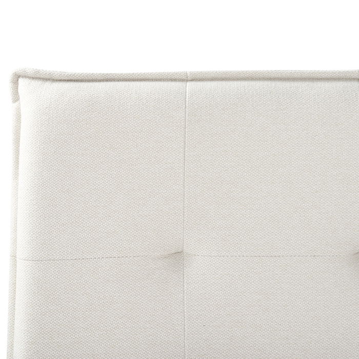 Beliani-LESTRE-Tweepersoonsbed-Gebroken wit-180 x 200 cm-Linnen