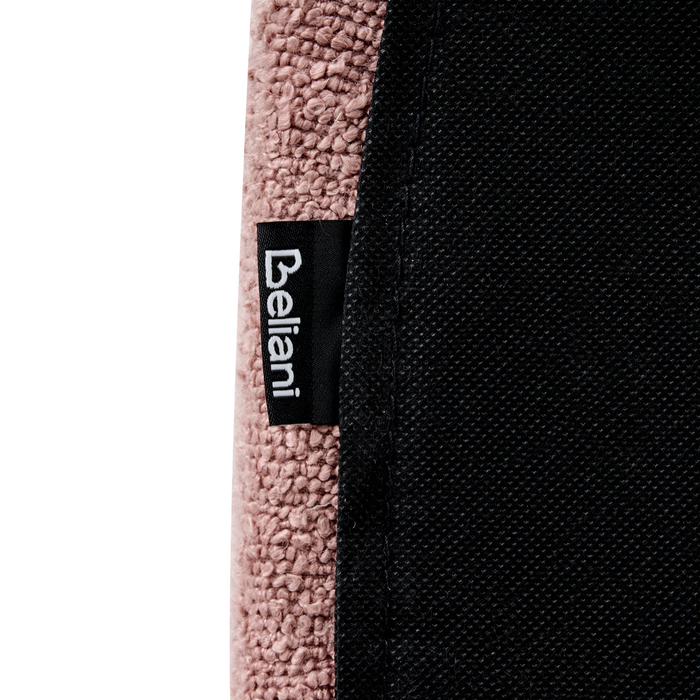 Beliani-VAUCLUSE-Tweepersoonsbed-Pastelroze-160 x 200 cm-Bouclé