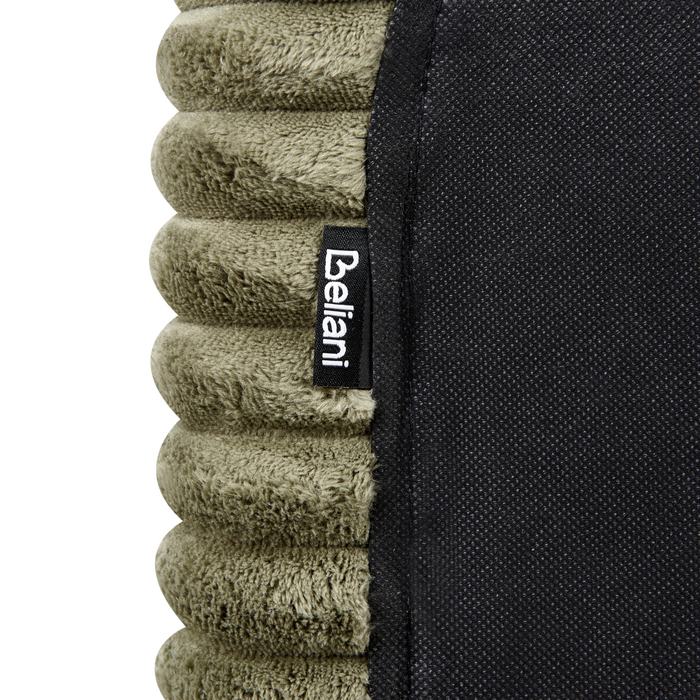 Beliani - FLAYAT - Tweepersoonsbed - Groen - 180 x 200 cm - Corduroy