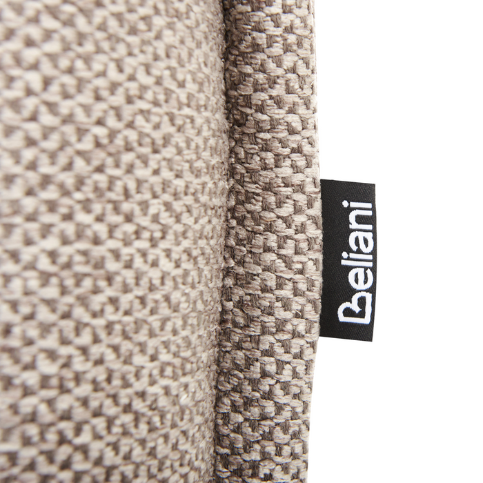 Beliani - LESTRE - Tweepersoonsbed - Taupe - 160 x 200 cm - Linnen