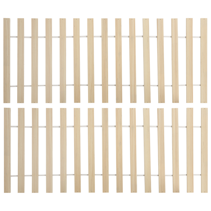 Beliani - OLENDON - Bed met 4 lades - Wit - 140 x 200 cm - Dennenhout