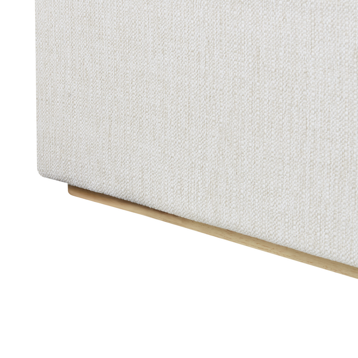 Beliani - MONESTIER - Tweepersoonsbed - Wit - 180 x 200 cm - Polyester