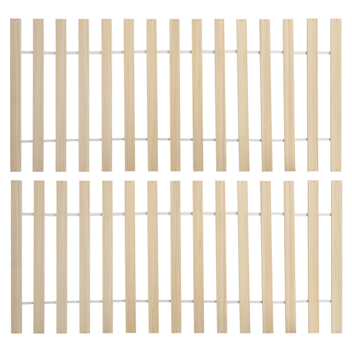 Beliani-OLENDON-Bed met 2 lades-Lichtbruin-180 x 200 cm-Dennenhout