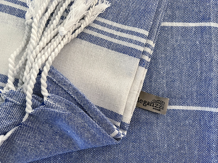 Eleganzzz Hamamdoek 90x180cm - blue