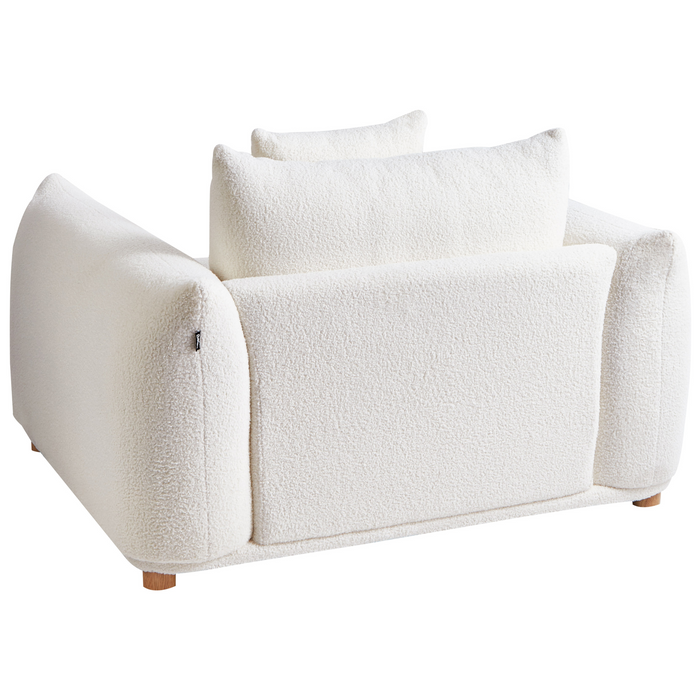 Beliani - LUVOS - Banken set - Gebroken wit - Bouclé