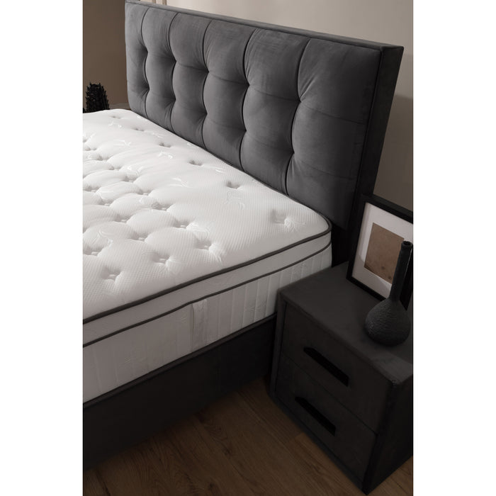 SKYBEDD ® Modebedd Boxspring met Opbergruimte en Matras