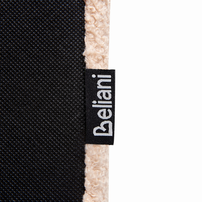 Beliani - ALBI - Tweepersoonsbed - Beige - 140 x 200 cm - Bouclé