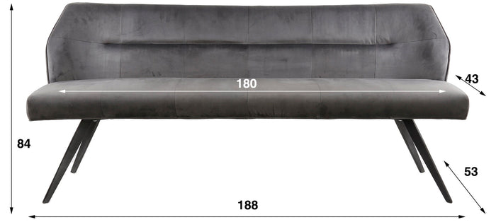 Davidi Design Pull Taupe Eetkamerbank